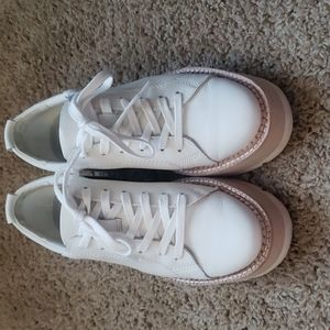 Toyah leather platform sneakers